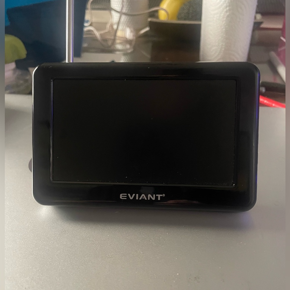 Black Portable Eviant Handheld TV